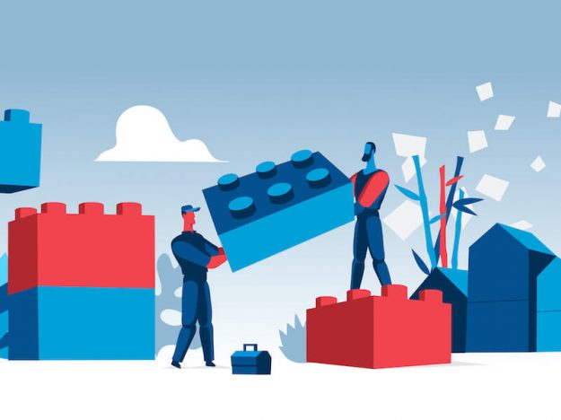 Lego einer der Bausteine bleibt eingetragenes Geschmacksmuster